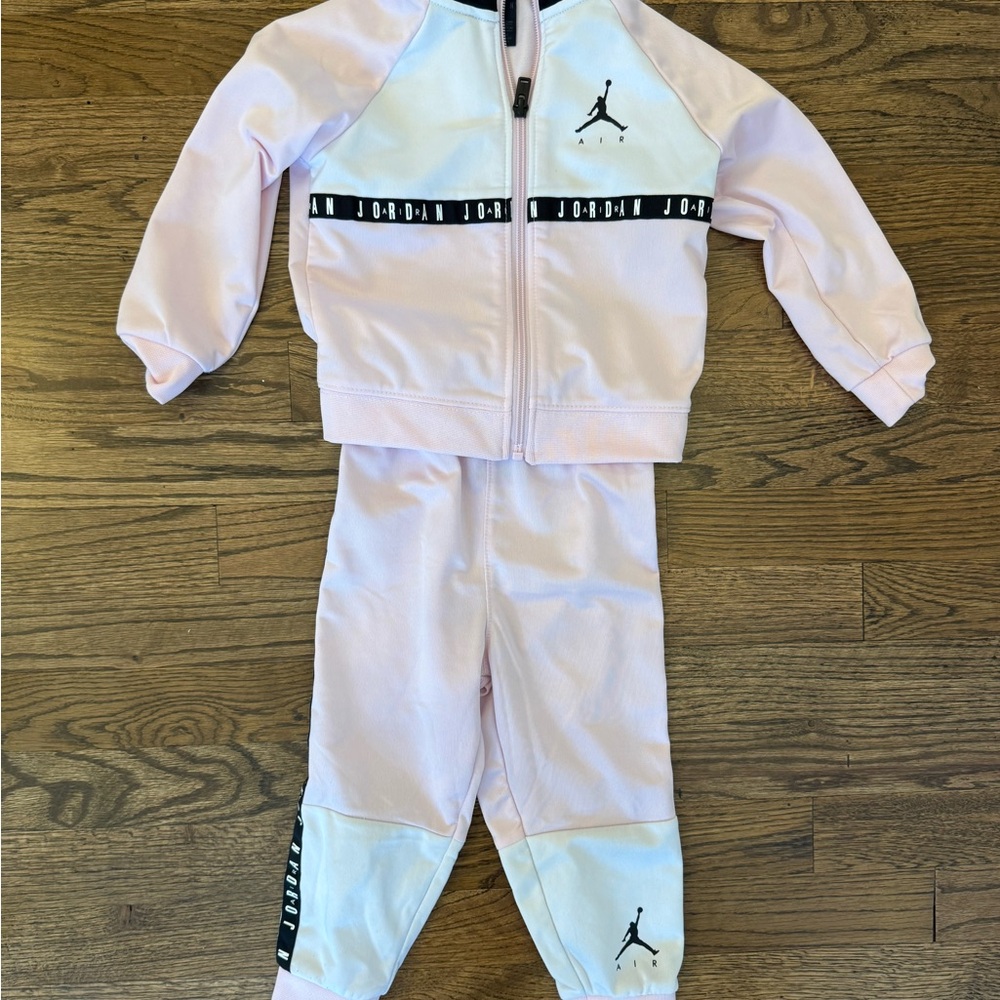 Air Jordan blocked tricot toddler matching tracksuit - Picture 2 of 4